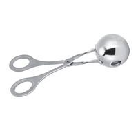 SIXRUN Machine à Boulettes de Viande, Pince à Cuillère à Boulettes de Viande en Acier Inoxydable, Intérieure Antiadhésive Lisse, Poignée Ergonomique, Dégagement Facile pour les de Gâteau de Riz de (L)