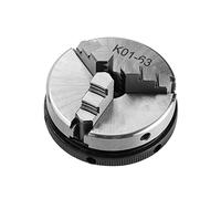 SIXRUN Mandrin de Tour, Centrage Automatique à 3 Mâchoires pour le Travail du Bois et le Tournage du Métal, Outil Durable pour une Manipulation Précise de l'air avec un Diamètre de 63 Mm