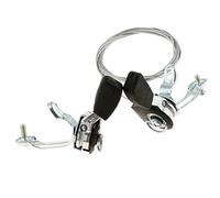 SIXRUN Manette de Vitesse à Friction, Aluminium, Manette de Vitesse Facile à Utiliser, Contrôle amélioré, Parfait pour les Besoins du VTT et du Cyclisme (BLACK)