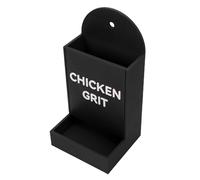 SIXRUN Mangeoire à Grains de Poulet, Dispositif de Suspension d'angle, Auge Efficace pour Accessoires de Poulailler, Convient aux Troupeaux Petits à Moyens, Plastique 3,5x6,9 Pouces