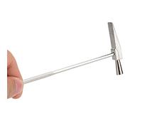 SIXRUN Marteau D'accordage Kalimba, Outil de Réglage de Ton en Fer argenté | Taille compacte de 17 cm, poignée confortable à Surface lisse, ajusteur de e Piano à pouce, accessoire d\'entretien
