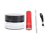 SIXRUN Mastic de Réparation Photopolymérisant, 50g Pâte à Modeler à Durcissement Rapide pour Impressions 3D, Maquettes, Artisanat, Design D'ongles avec Lumière UV et spatule.