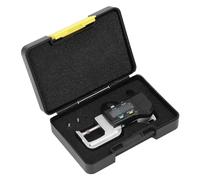 SIXRUN Mesureur D'épaisseur Numérique Horizontal, Outil de Mesure de Haute Précision pour Feuilles de Métal, Bijoux en Cuir 0-12,7 Mm 0,01 Mm pour les Amateurs de Bricolage