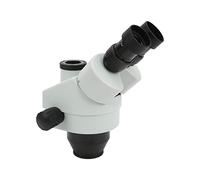 SIXRUN Microscope Stéréo Zoom Tête 45X Grossissement | Métal, verre optique, oculaire ultra-large de 30 mm, idéal pour la microscopie