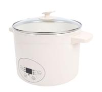 SIXRUN Mini Casserole électrique 2,5 L en Acier Inoxydable Antiadhésif, avec Arrêt Intelligent et Protection contre la Surchauffe, pour Nouilles, Soupe, Cuisson à la Vapeur (Prise UE)