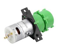SIXRUN Mini Pompe Péristaltique à Double Tête pour la Circulation de Liquide Visqueux Non Visqueux, Pompe Doseuse pour Aquarium 1x3mm (DC24V)