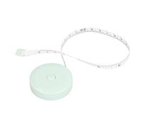 SIXRUN Mini Ruban à Mesurer Léger et Doux pour la Mesure du Corps, Ruban à Mesurer en Tissu Rétractable Portable pour le Travail Manuel, Matériau ABS, 1 X Mesure du Corps (GREEN)