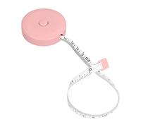 SIXRUN Mini Ruban à Mesurer Léger et Doux pour la Mesure du Corps, Ruban à Mesurer en Tissu Rétractable Portable pour le Travail Manuel, Matériau ABS, 1 X Mesure du Corps (PINK)