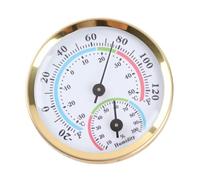 SIXRUN Mini Thermomètre D'intérieur Portable en Aluminium, Humidimètre pour la Maison et le Bureau, 1 X Mini Thermomètre et Hygromètre de Type Pointeur (#2)