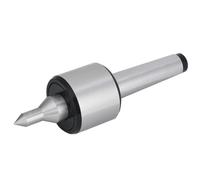 SIXRUN MT3 Live Center, Acier au Carbone Professionnel, Haute Précision 0,000197" pour Tours CNC, capacité de Charge 440 Lb