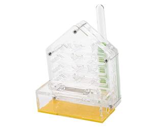 SIXRUN Niche à Fourmis en Acrylique, Mini Ferme d'élevage Transparente avec Une Excellente étanchéité, Jouet éducatif Scientifique pour Que Les Enfants Observent Les Fourmis, 12 X 10 X 6,5 Cm