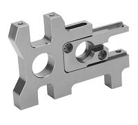 SIXRUN Nitro - Support de Montage de Moteur sans Balais, Changement de Puissance, pour Voiture RC 1/8, Base en Alliage D'aluminium Durable, Installation Facile