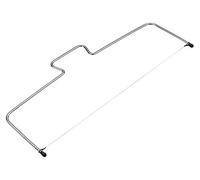 SIXRUN Niveleur Réglable de Râpe de -Gâteau D'acier Inoxydable pour L'outil de Cuisson de Gâteau de Bricolage, Grattoir à Professionnel pour la Cuisine à la Maison, 31.3 * 13.2 Cm (Comme montré)