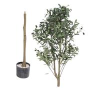 SIXRUN Olive Artificiel, Vibrant, pour Décoration Intérieure, Une Fausse Plante à Faible Entretien avec Une Présence élégante, Idéale pour Le Salon, Piscine (150cm)