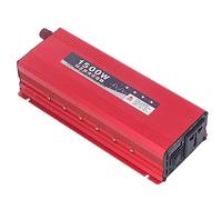 SIXRUN Onduleur à Onde Sinusoïdale Pure en Alliage d'aluminium 1500 W 2000 W avec Affichage LED, Télécommande, Sortie AC 50 Hz pour Voiture, Camping-Car, Camion, Remorque, Camping Marin, Secours