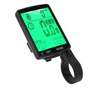 SIXRUN Ordinateur de Vélo, Compteur de Vitesse de Cyclisme ABS avec écran LED de 2,8 Pouces, Suivi du Temps de Distance, Utilisation Les Jours de Pluie, Installation Facile pour Les Navetteurs à