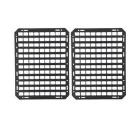 SIXRUN Organisateur de Dossier de Siège de Voiture, Panneaux Molle, Support D'équipement Durable avec Installation Facile pour SUV, Camions, Pickups, Polymère Haute Résistance, 2 Panneaux