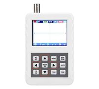 SIXRUN Oscilloscope Numérique Portable 2,4in LCD 20MSps 5MHz Stockage de | Portable pour Réparation électronique, Boîtier ABS, Batterie 1200mAh, Stockage de 500 Formes D'onde, Réglage de Sonde 1X/10X