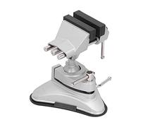 SIXRUN Outil de Serrage de Bureau, Mini étau D'établi à Mâchoires de Table avec Base à Ventouse, Matériau en Alliage D'aluminium, pour les Travaux de Traitement et de Maintenance