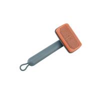 SIXRUN Outil de Toilettage pour Animaux de Compagnie avec Hauteur de Peigne Réglable pour Chats et Chiens, Brosse Lisse Autonettoyante pour Chats D'intérieur (GREEN)
