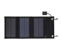 SIXRUN Panneau Solaire Portable 15 W, Chargeur Solaire Pliable, Léger IP65 avec Indicateur de Charge LED pour Camping en Plein Air, Randonnée, Voyage
