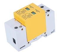 SIXRUN Parafoudre 2P 20kA Module Jaune pour Rail DIN Tableau Électrique | Tension Nominale 420V, Courant Nominal 10kA, Conception Enfichable 2 Pôles, Extinction D'arc Magnétique, Temps de Réponse
