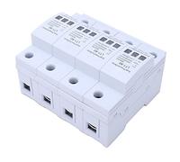 SIXRUN Parasurtenseur AC, Conception Modulaire 4P 40-80kA | Ignifuge, résistant aux intempéries, compatible avec les rails, puce précise