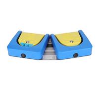 SIXRUN Pédale USB 2 Positions 4 Touches, Connexion Double Mode | Commutateur au pied programmable, BT sans fil et USB filaire, commutateurs mécaniques, réponse tactile, transcription de