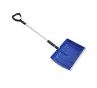 SIXRUN Pelle à Neige, Pelle à Neige Portable Amovible avec Construction en PP et Aluminium, Poignée Réglable de 120 Cm, Lame de 41 X 31,5 Cm, pour Voiture d'urgence, Voyage d'hiver, Camping,