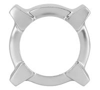 SIXRUN Pièces D'écrou de Hachoir à Viande en Acier Inoxydable Exquis, Accessoires de Cuisine Résistants à la Rouille pour Hachoirs Viande électriques, Faciles Installer pour la Maison et L'entreprise