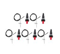 SIXRUN Piezo Grill Allumeurs, 5 Ensembles 1 Sortie 2 Allumeur à Gaz PP avec Fil Long pour Cuisinière Fourneau à Gaz