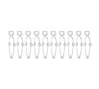 SIXRUN Pince à Tubes à Essai, Support de Laboratoire Durable pour Expériences, Chimie, Physique, Biologie, 10 Pièces, Grande Taille