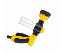 SIXRUN Pistolet à Eau Réglable pour Lave-Auto, avec Stockage de Mousse, pour Lavage de Voiture, Nettoyage des Animaux (Yellow)