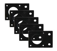 SIXRUN Plaque de Montage de Moteur, Support Fixe en Aluminium Durable pour Moteurs Pas à Pas NEMA 17, Imprimantes 3D 42x42mm, 5 Pièces