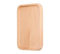 SIXRUN Plateau de Soucoupe de Service en Bois, Plateau de Petit-déjeuner Polyvalent pour Poufs et Tables de Cocktail, 5,4 X 7,4 Pouces pour les Restaurants