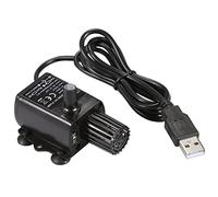 SIXRUN Pompe à Eau sans Balais USB, Mini Pompe de Fontaine Submersible Ultra Silencieuse DC 5 V avec Crépine pour Système Hydroponique D'aquarium, 150 L H 1 2 W Lift 3 28 Pieds