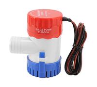SIXRUN Pompe à Eau Submersible pour Bateau Silencieuse, sans Bruit, Non Automatique, avec Moteur Refroidi à L'eau, pour Piscine, Spa, Bateau pour Bateaux, Camping-cars, Submersibles Matériau :