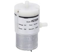 SIXRUN Pompe à Membrane Miniature 3L/min DC 6V Pompe à Vide Silencieuse | Résistant à la Corrosion, pour L'extraction de Gaz, la Ventilation, le Traitement des Eaux Usées, la Protection contre les