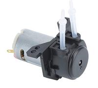 SIXRUN Pompe Péristaltique Multifonctionnelle pour Jardin, Facile à Nettoyer et à Entretenir pour Analyse Biochimique, Noir, DC 12V, 1 X Pompe Doseuse (BLACK)