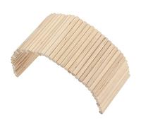 SIXRUN Pont de Cachette pour Animaux de Compagnie, Tunnel en Bois Pliable et Sûr pour Lapins, Cochons d'Inde, Hamsters, 1 unité (15 * 30CM)