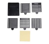 SIXRUN Porte-notes 3x3, ABS Plastic Note Sticle avec 5 Modèles, Idéal Présent pour les Collègues des Enseignants des élèves, Organiser Quotidiennement pour Faire des Listes (BLACK)