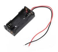 SIXRUN Porte-Piles AAA, Matière Plastique Isolée pour Jouet électronique Appareil Ménager Télécommande, Boîtier pour 2X ou 3X Piles AAA (2 Volets)