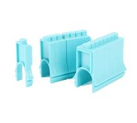 SIXRUN Porte-plaque de Cuisson, 16 Pièces Porte-empilable Réutilisable Gain de Place pour Comptoir de Cuisine, avec Conception de Rangement Vertical pour Biscuits Gâteaux (BLUE)