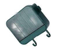 SIXRUN Porte Savon Mural sans Poinçon, Design de Drainage, Boîte à Savon à Double Couche et Double Crochet pour Salle de Bain | Suitable for Bathrooms, Kitchens | 130g (Green)