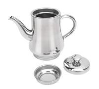 SIXRUN Pot à Huile épais en Acier Inoxydable avec Maille Filtrante Intégrée pour un Versement sans Dégâts (24OZ)