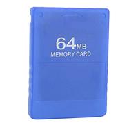 SIXRUN Pour Carte Mémoire 64 Mo, la Carte Mémoire de Jeu ABS Haute Vitesse Prend en Charge les Modèles et FMCB1.966. (BLUE)