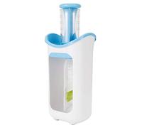 SIXRUN Presse-purée de Fruits Portable pour Enfants, Station de Compression pour la Cuisine à Domicile, Base Antidérapante, Comprenant 10 Sachets Alimentaires et 10 Couvercles (BLUE)