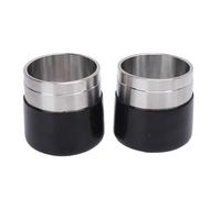 SIXRUN Protecteur de Roulement de Roue de Remorque en Acier Inoxydable, Couvercle de Moyeu en Alliage D'aluminium de 1,980 Pouces de Diamètre, pour Moniteur de Niveau de Graisse de