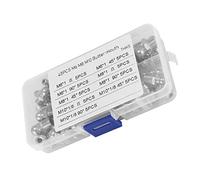 SIXRUN Raccord Zerk en Laiton et Métal Durable pour Lubrification Mécanique, Kit de 45 Pièces pour Pistolets à Air Chaud, Résistant à L'usure et Longue Durée de Vie pour L'assemblage et le Démontage