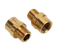 SIXRUN Rallonge de Pédale de Vélo avec Conception en Alliage de Titane, Arbre allongé pour Vélos de Montagne et de Route, Taille 16 Mm, 1 unité (Gold)